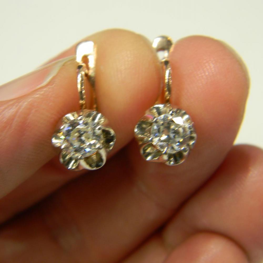 single drop diamond earrings